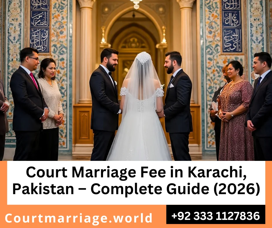 court marriage fee Karachi 2026, legal marriage cost Pakistan, NADRA certificate fee